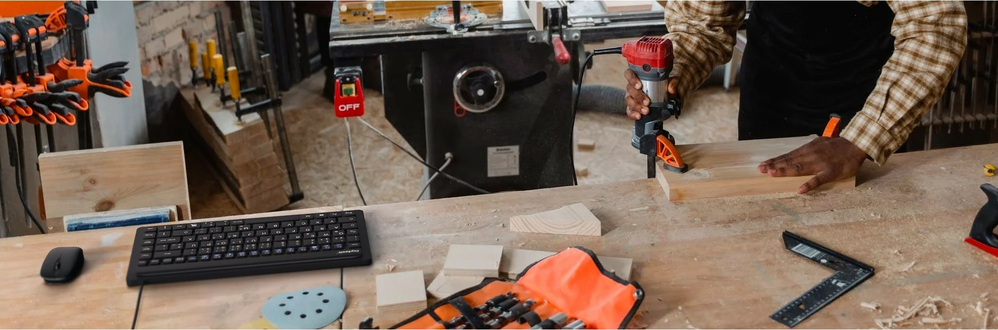 Mini tipkovnica, KeySonic KSK-3230 IN, USB, QWERTY, črna