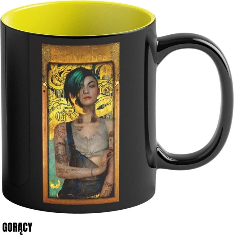 Filtrek s tematiko Cyberpunk 2077, Cenega Publishing Good Loot, 450 ml, črn/rumen