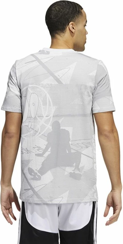 Majica za moške adidas, siva