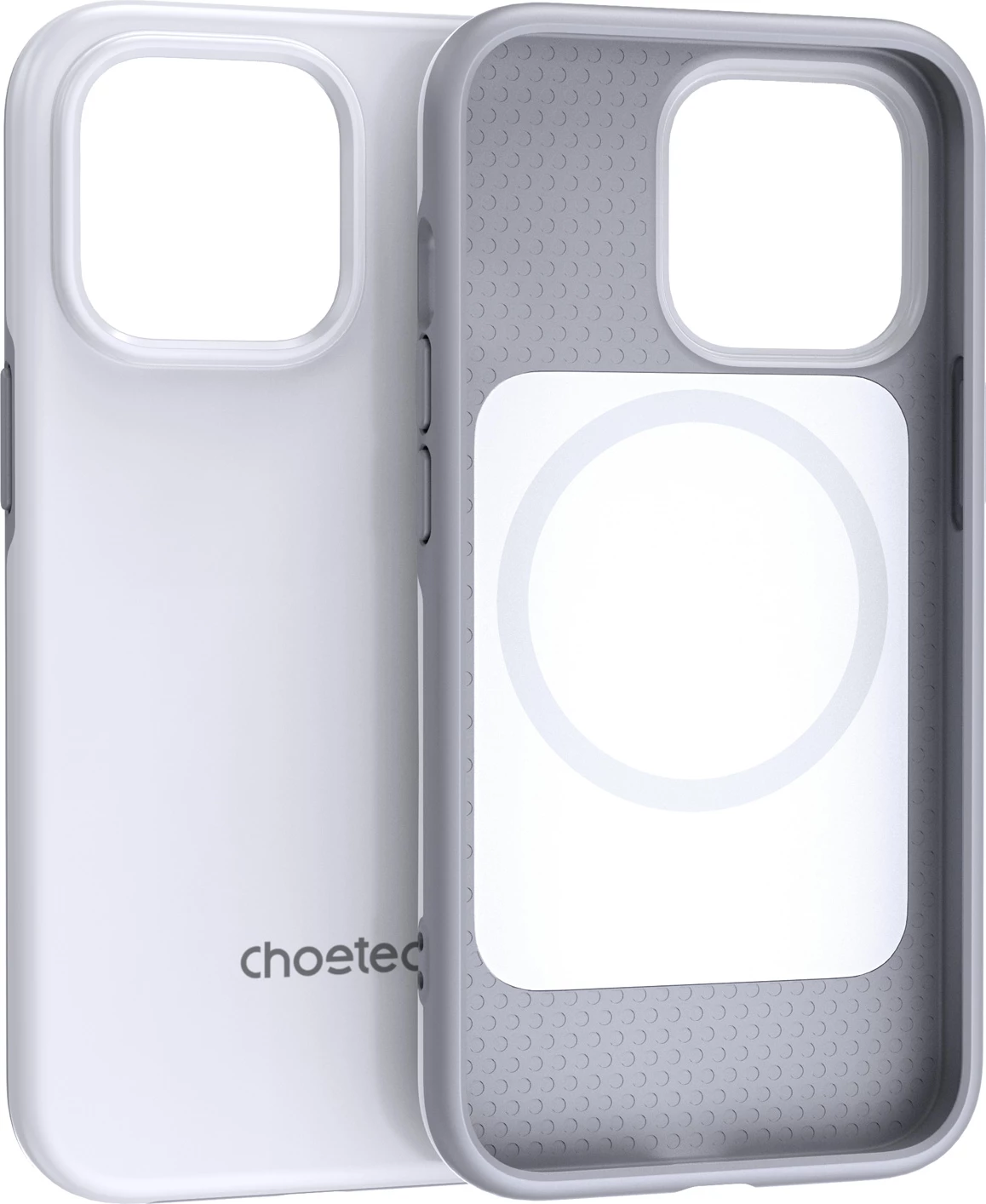 Ovitek za telefon MagSafe za iPhone 13 Pro Max Choetech PC0114-MFM-WH, bel