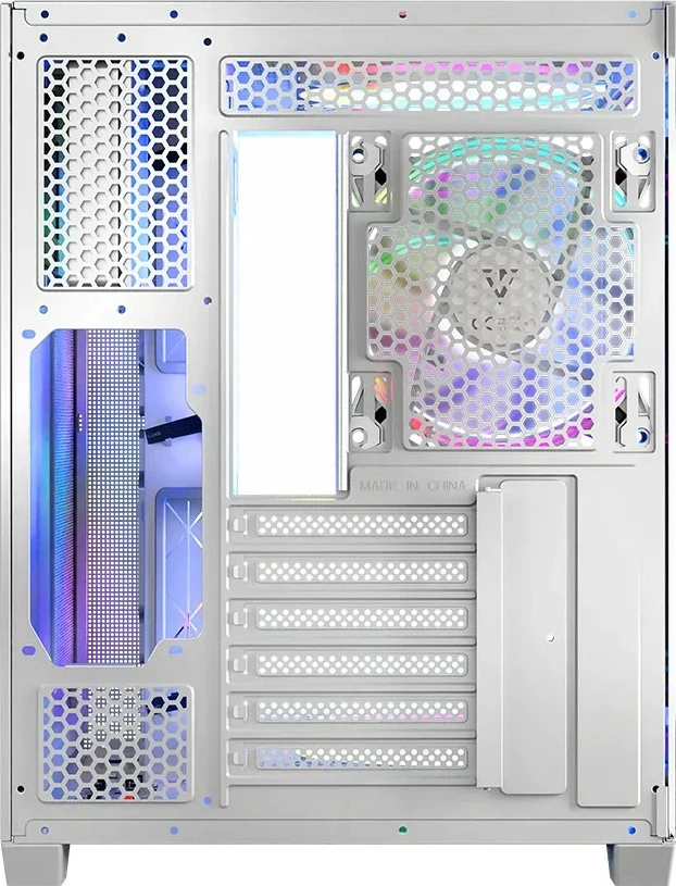 Računalniško ohišje MODECOM Volcano Panorama APEX ARGB 7F Midi, belo