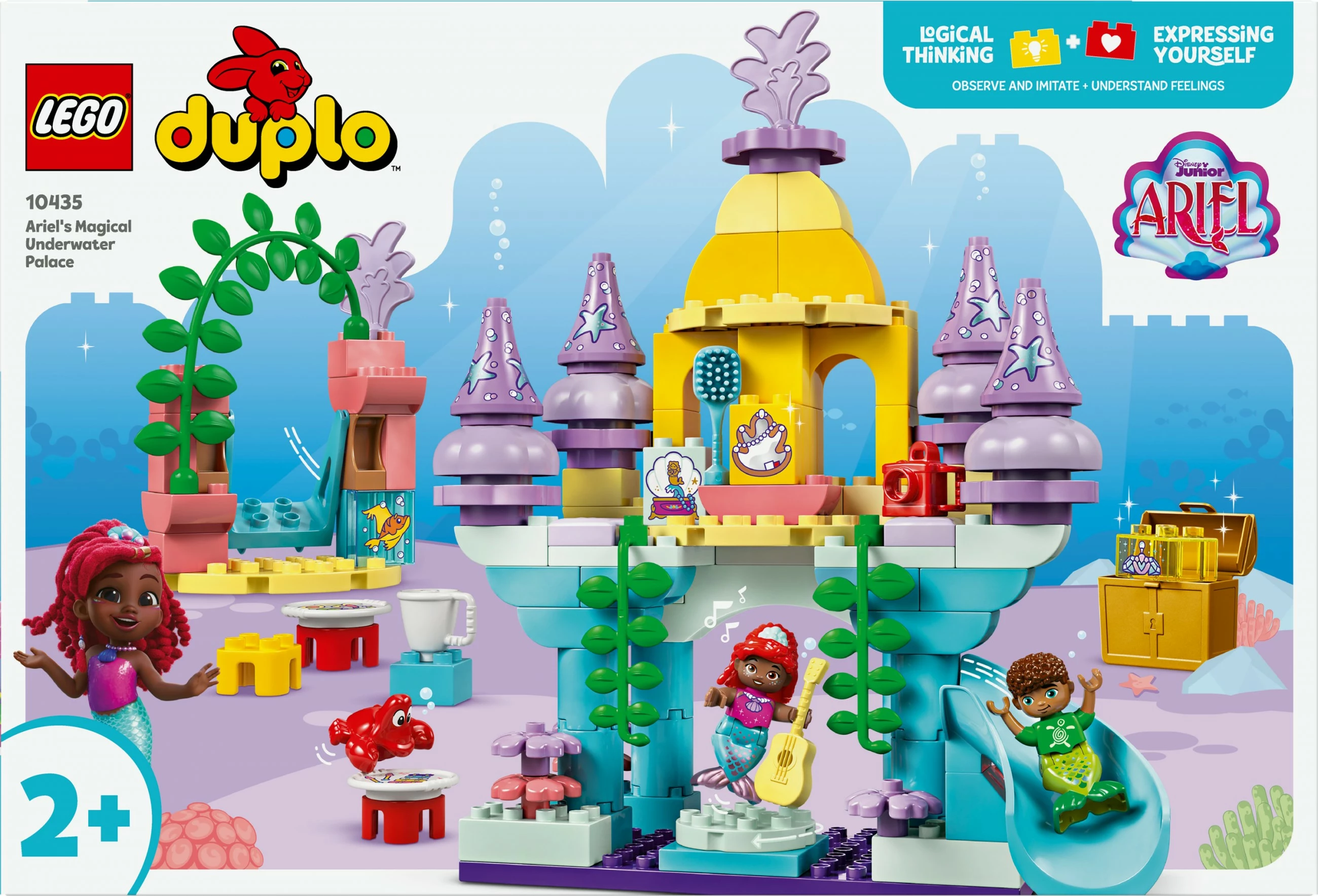 Magični podvodni grad Ariel Disney LEGO DUPLO 10435, večbarven