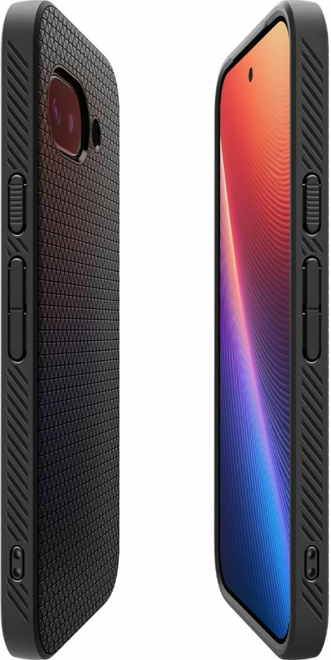 Ovitek za telefon Liquid Air Spigen za Google Pixel 9A, mat črn