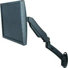 Stenski nosilec za monitor, 13–27 palcev, kovinski, črn ART RAMART L-12GW