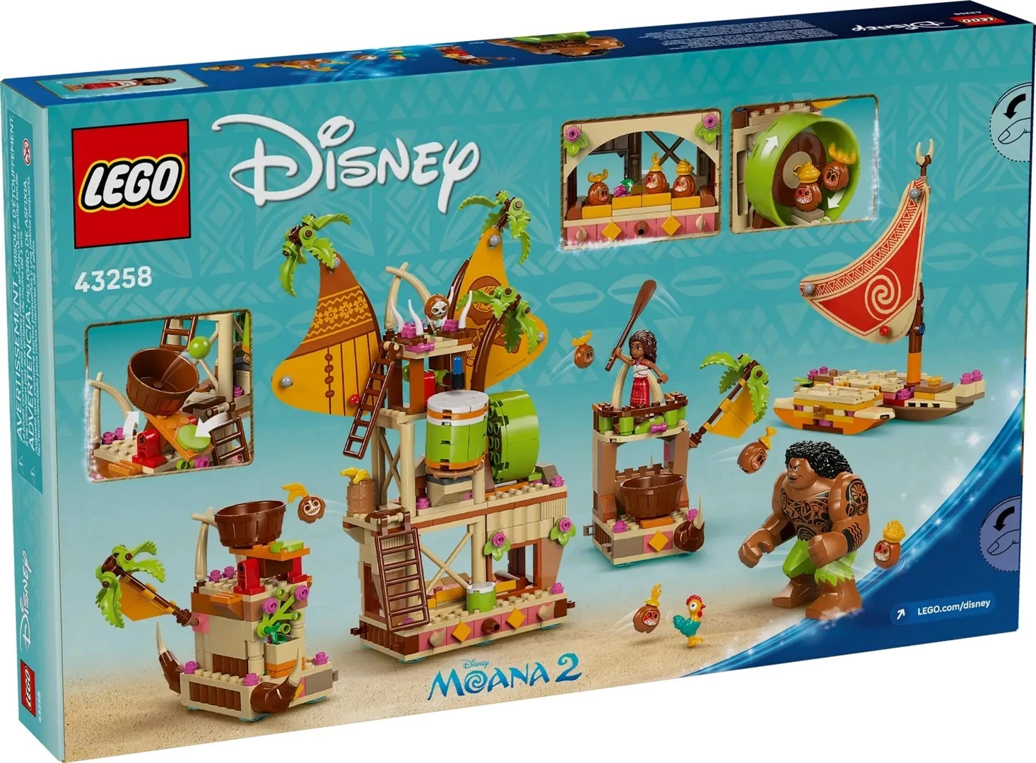Set za sestavljanje Kakamora Barge, LEGO Disney 43258, 572 kosov