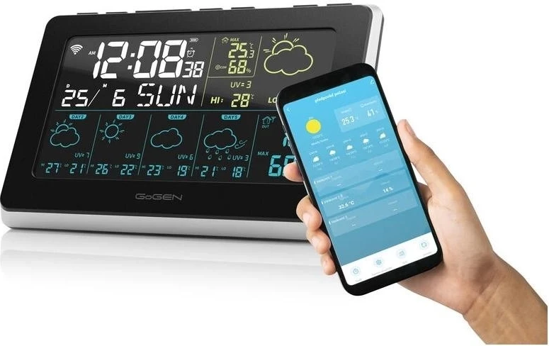 Vremenska postaja GoGEN ME 3565 SMART, srebrna