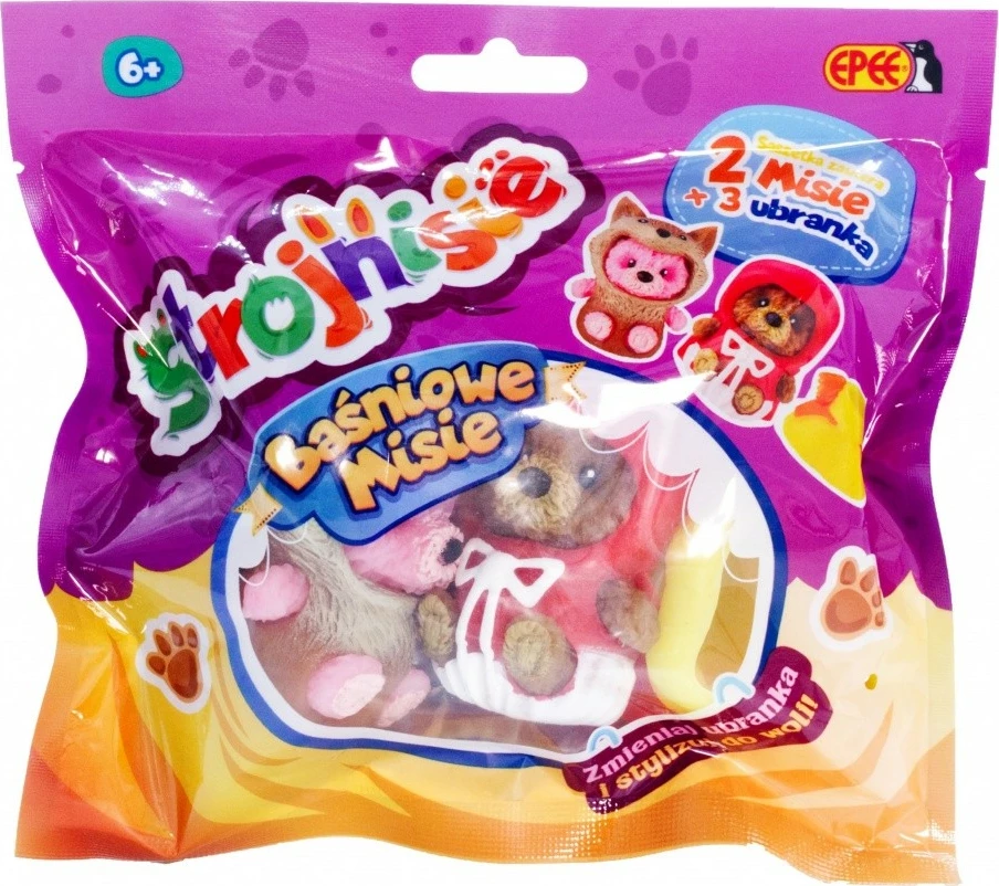 Set prožnih medvedkov z 3 pravljicnimi oblačili Epee, za deklice