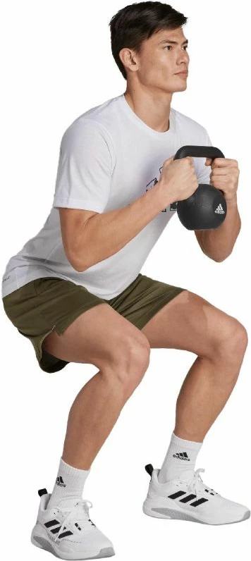 Trening majica za moške adidas, bela