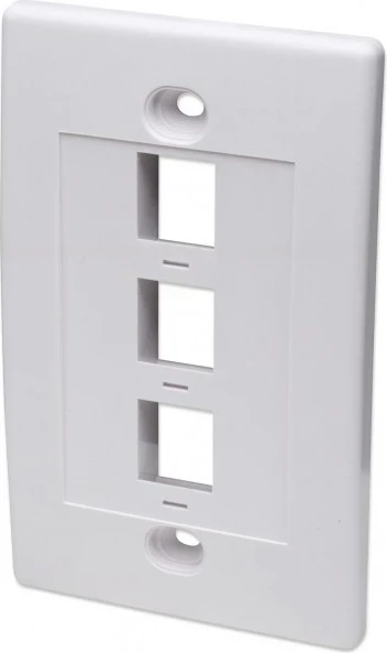 Panel za površinsko vgradnjo za vtičnico Intellinet, bel