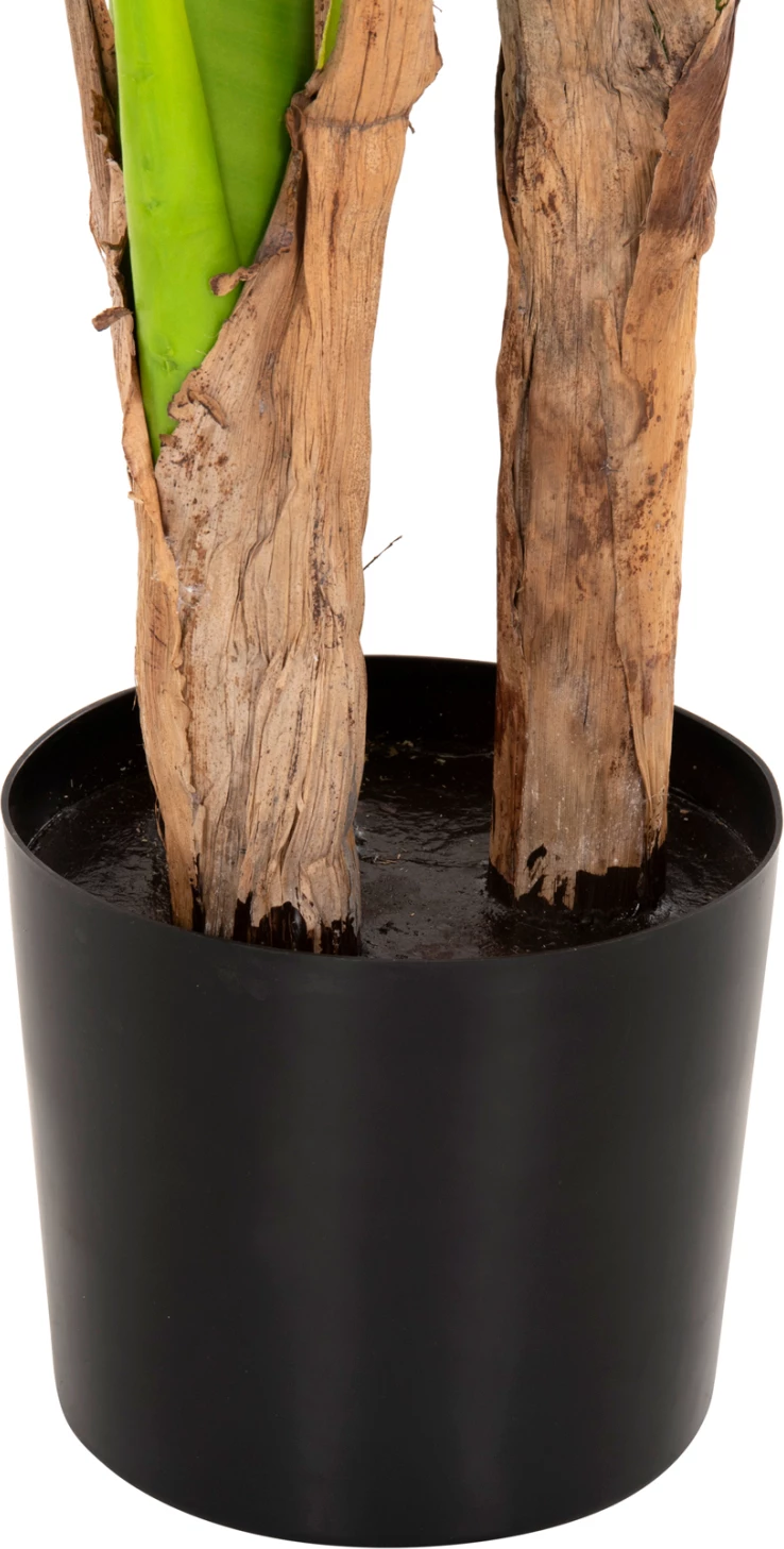 Dekorativna sintetična rastlina FH7968 bananovec v loncu 123H cm