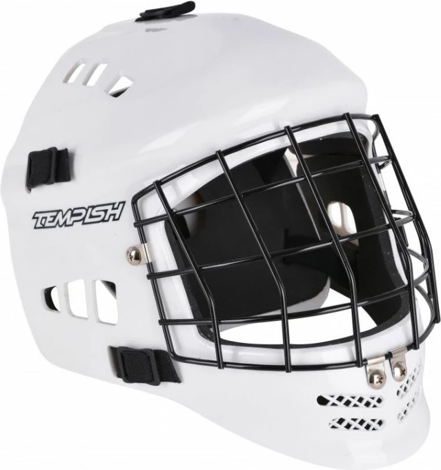 Maska za vratarja Tempish, moška, bela