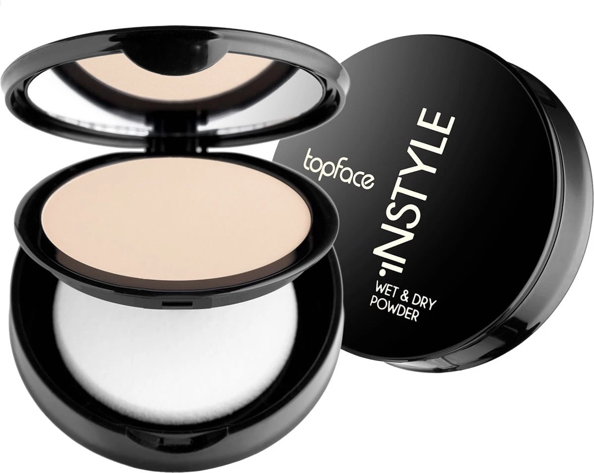 Kompaktni puder Topface Instyle Wet&Dry Powder 002, 10 g