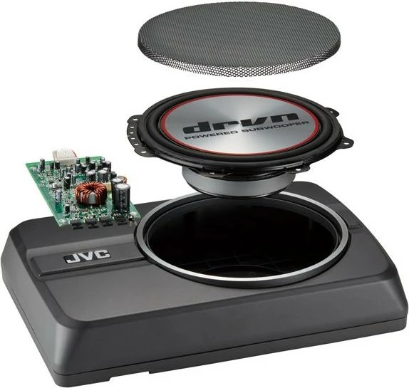 Aktivni subwoofer 20 cm, črn JVC CW-DRA8