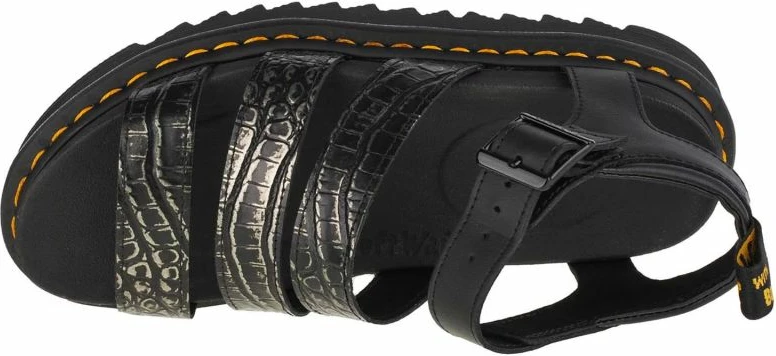 Sandali Dr. Martens za ženske, črni