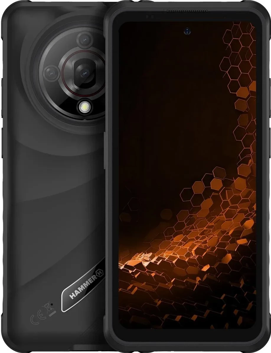 Robusten pametni telefon myPhone Hammer Iron 6 5G, 8/256GB, črn