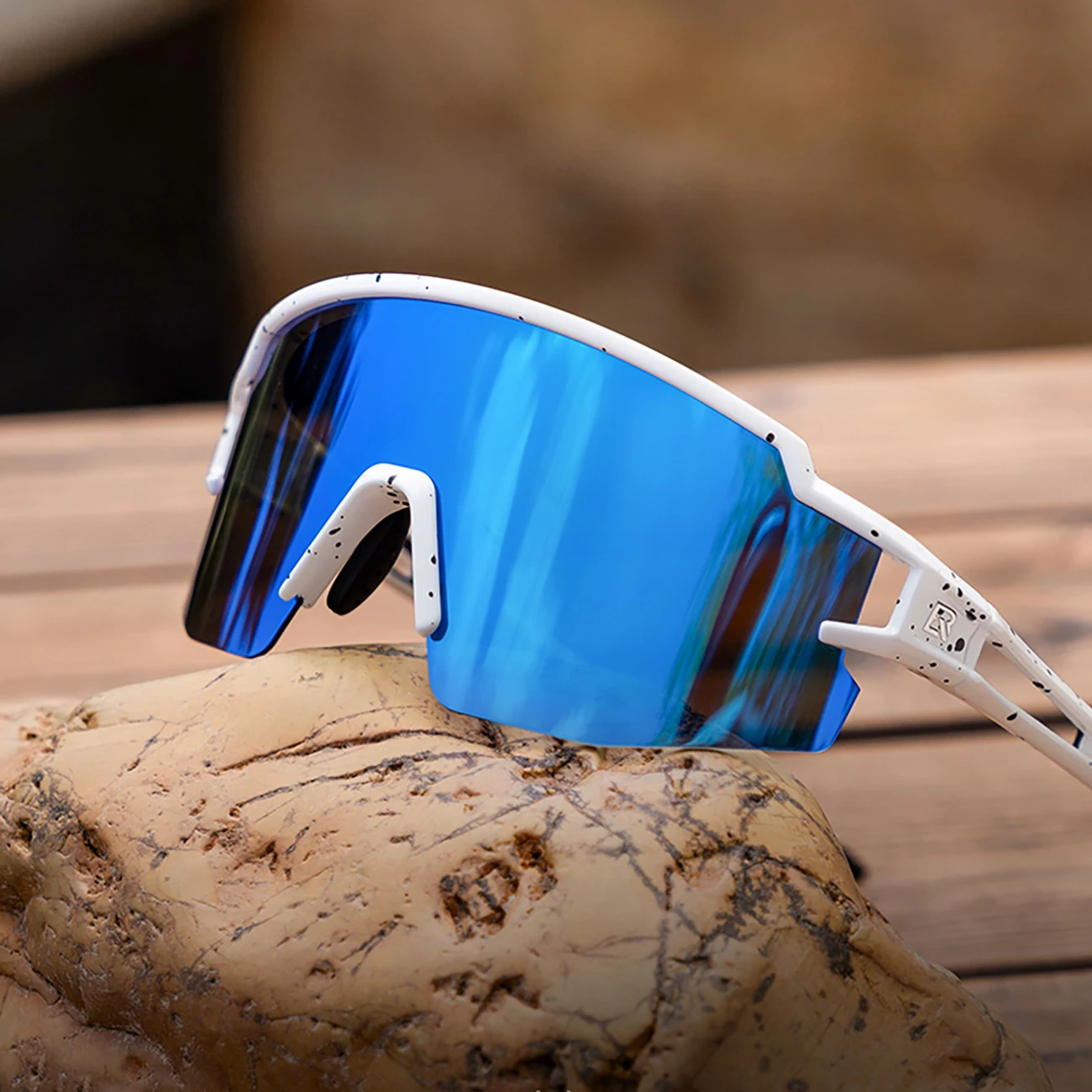 Športna očala za otroke, polarizirana, zaščita UV400+, bela, Rockbros 14110021004