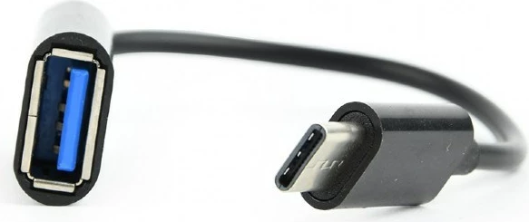 Adapter USB-A na USB-C OTG, Gembird, črn