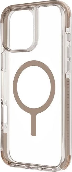 Ovitek za telefon UNIQ Combat MagClick Charging za iPhone 16 Pro 6.3", MagSafe, okrepljeni koti, protoudaren, gold/taupe gold