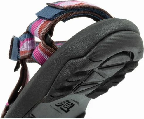 Otroške sandale Teva, črno/roza