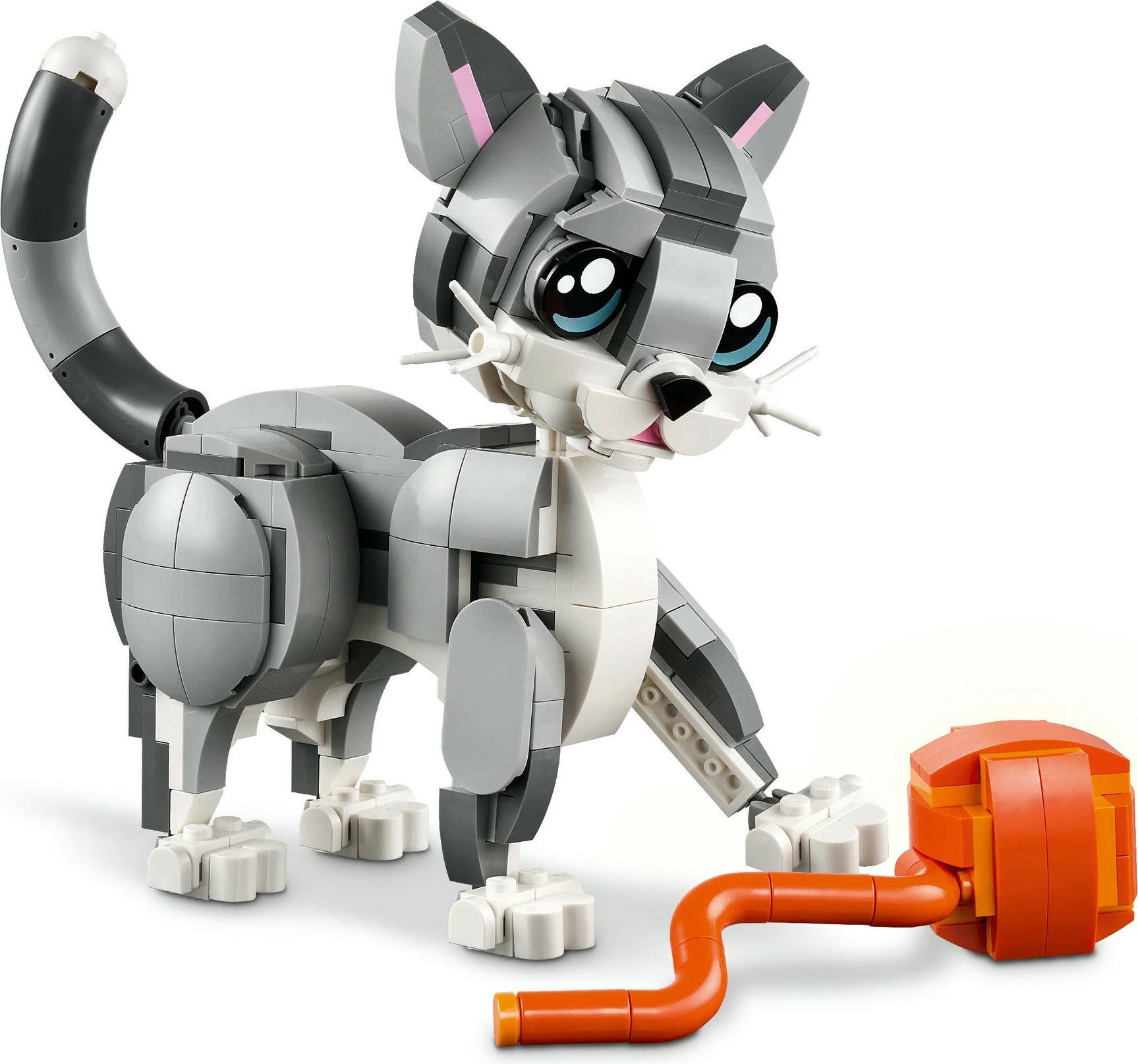 Gradbeno igračo LEGO Creator Siva mačka 31163, večbarvno