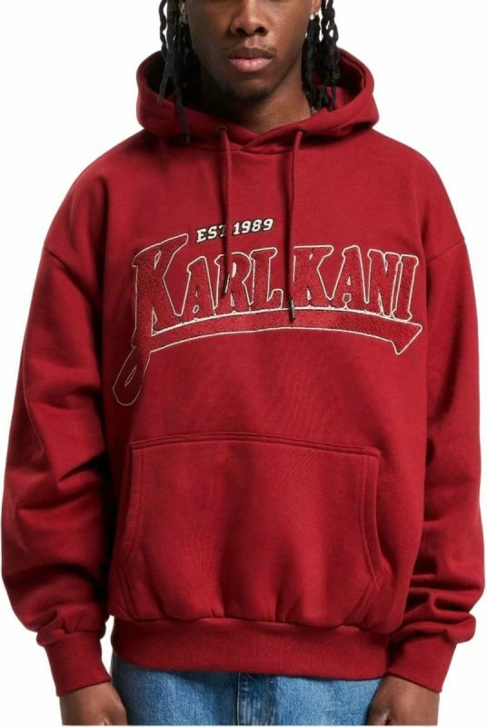Duks TREKKING OS HOODIE, Karl Kani, rdeč