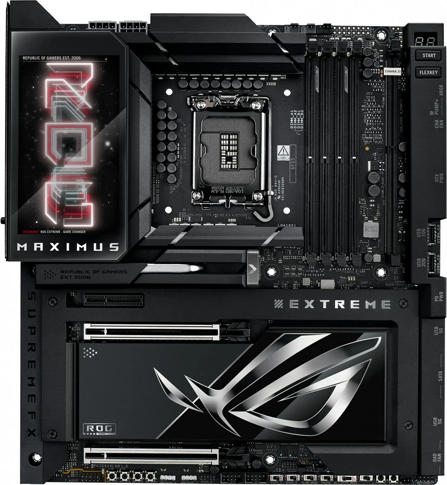 Matična plošča ASUS ROG MAXIMUS Z890 EXTREME, vtičnica LGA 1851, črna