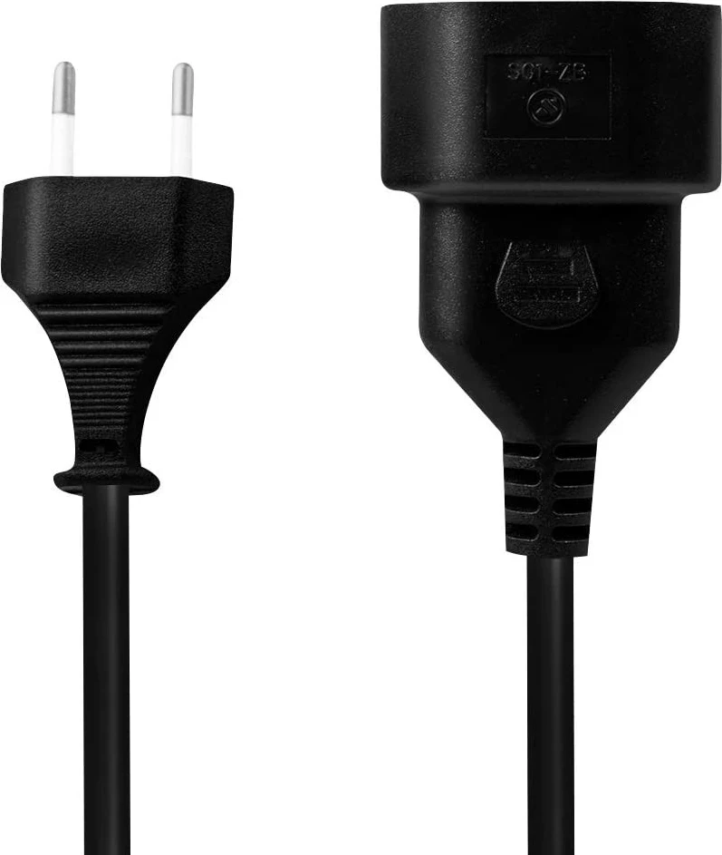 Kablu podaljšek LogiLink, Euro CEE 7/16, 1,0 m, črn