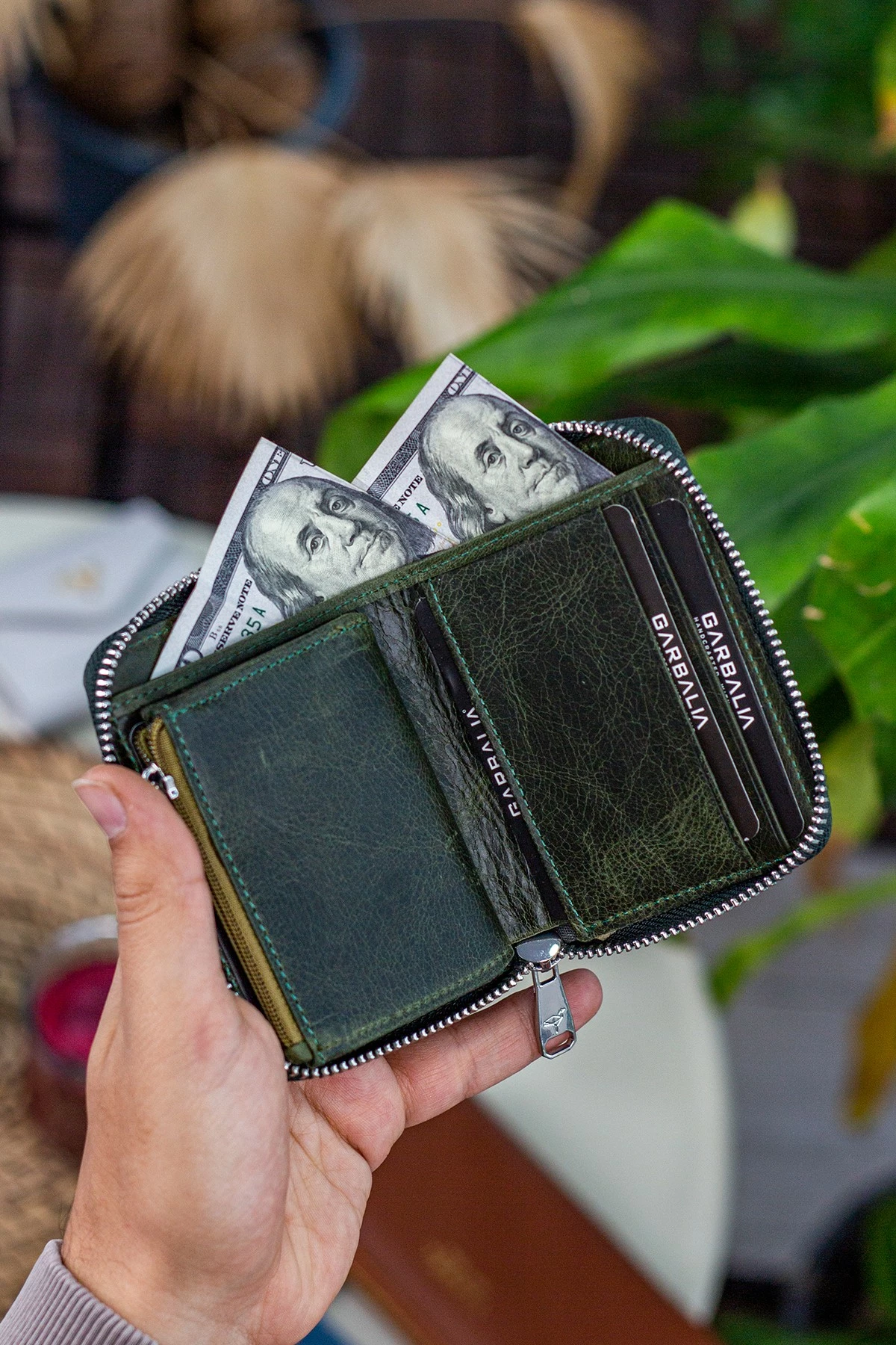 Uniseks denarnica, Zoozie Bags Sydney, zelena