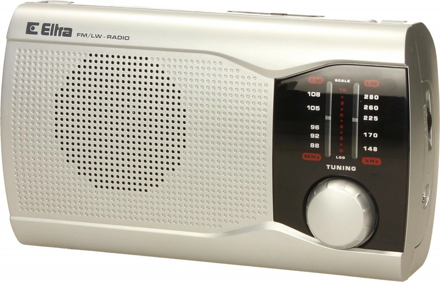 Prenosen radio Eltra EWA Silver, mono, AM LW/FM, srebrn