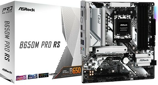 Matična plošča ASRock B650M PRO RS, Socket AM5, DDR5, mATX