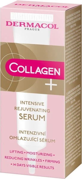 Intenzivni anti-age serum za obraz Collagen+ Dermacol, za ženske, 12 ml