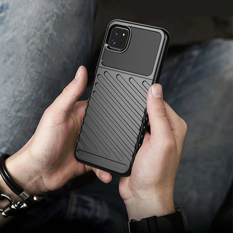 Ovitek za telefon Hurtel Thunder Case za Samsung Galaxy A22 5G, TPU, moder