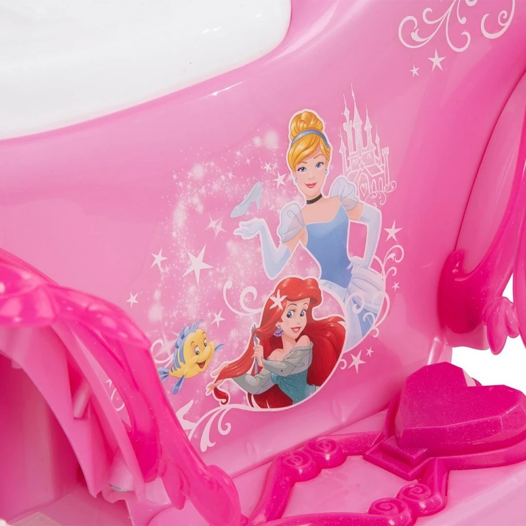 Električni štirikolesnik za otroke Princess Bubble HUFFY 19055W, roza