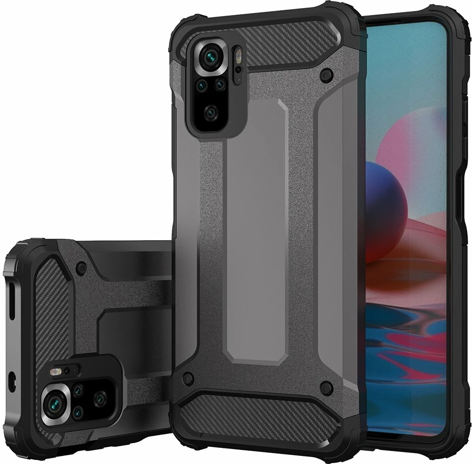 Hibridni zaščitni ovitek Hurtel Hybrid Armor za Xiaomi Redmi Note 11 Pro+ 5G / 11 Pro 5G / Mi 11i HyperCharge / Poco X4 NFC 5G, modra