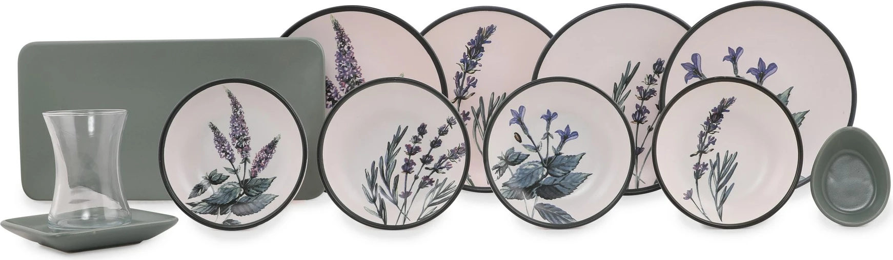 Set za zajtrk 21-delni, Hermia Concept, TV040321F7RXA33DM00MAK2100