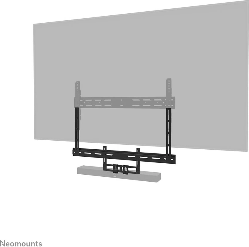 Univerzalni nosilec za videobar 43", Newstar AV2-500BL, VESA 200x200–800x600, 10 kg, črn