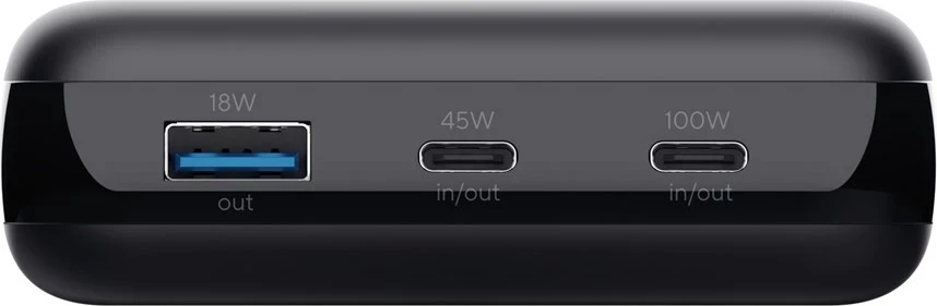 Power bank Trust Laro, črn