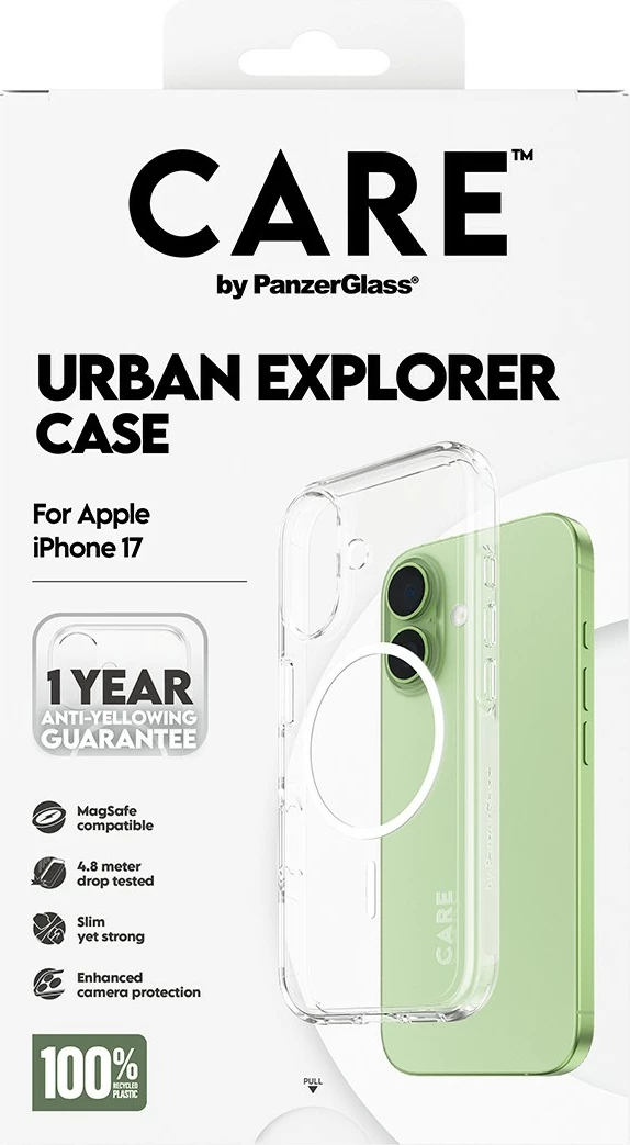 Ovitek za telefon PanzerGlass CARE by Flagship, prozoren