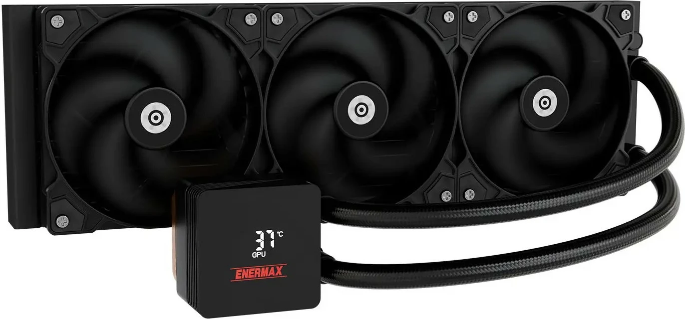 Hladilnik z vodno tekočino za procesor Enermax LIQMAX IV Series 360 mm, črn