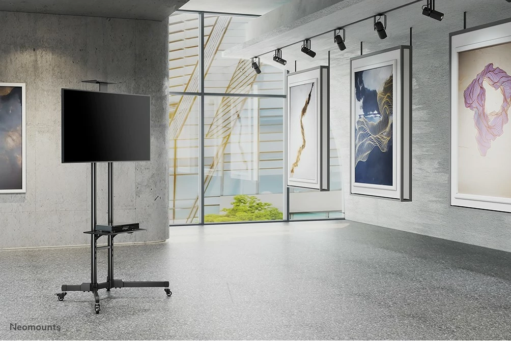 Premično stojalo za TV Neomounts PLASMA-M1700E, do 70", nastavljiva višina, črno