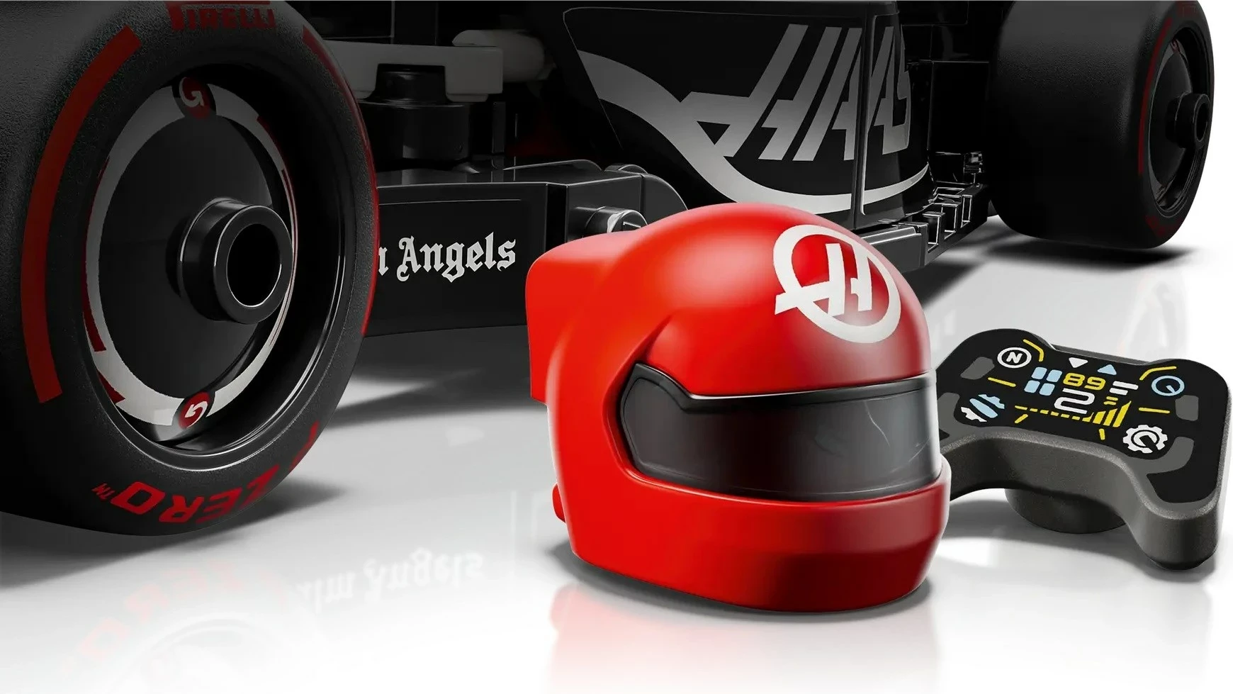 Set gradnje LEGO Speed Champions MoneyGram Haas F1 Team VF-24, 77250, 242 delov, z minifiguro