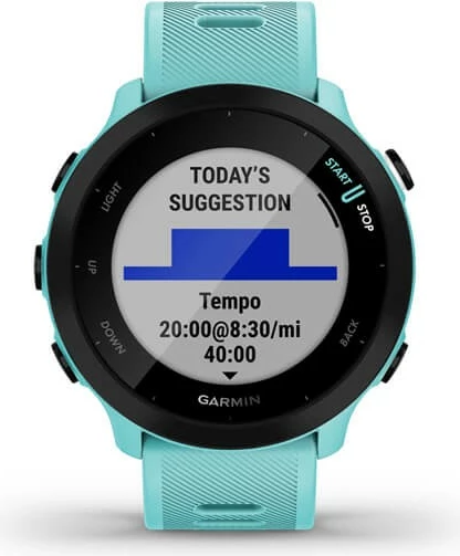 Pametna ura za šport Garmin Forerunner 55, 1,04", GPS, turkizna