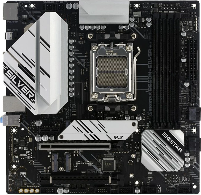 Matična plošča Biostar B650M-SILVER, AMD, Socket AM5, DDR5, 192 GB