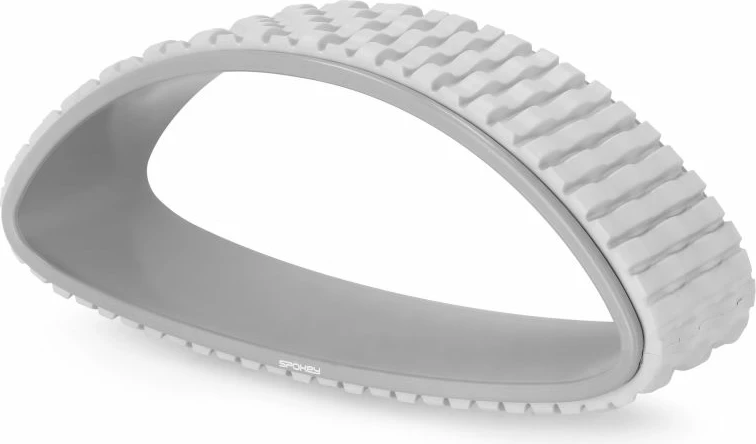 Vadbeni valj za jogo Spokey Fishi SPK-929896, sivo/srebrn