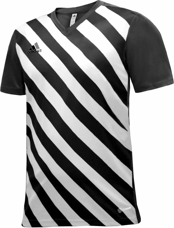 Otroška majica adidas, črno-bela