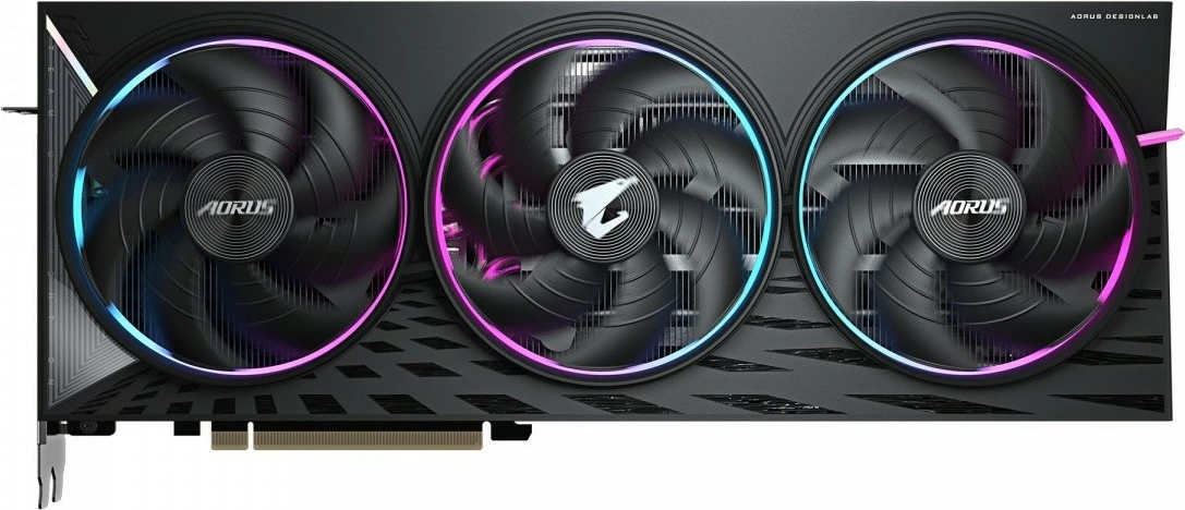 Grafična kartica Radeon RX 9070 XT AORUS ELITE Gigabyte, 16 GB GDDR6, 256-bit, 3 ventilatorji, črna