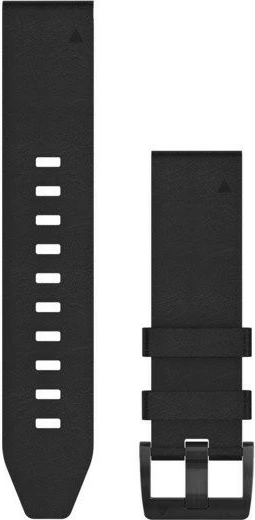 Usnjen pašček Garmin QuickFit za pametno uro, 22 mm, črn