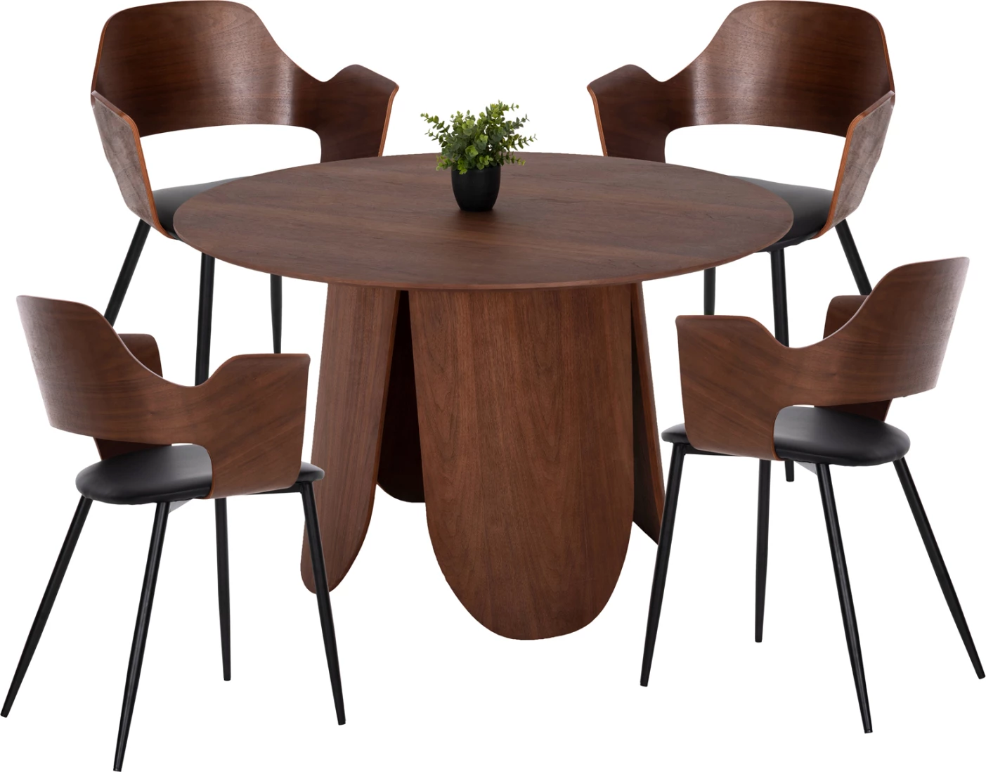 Jedilni set 5 kosov FH11962 miza DENTY in 4 stoli VELP