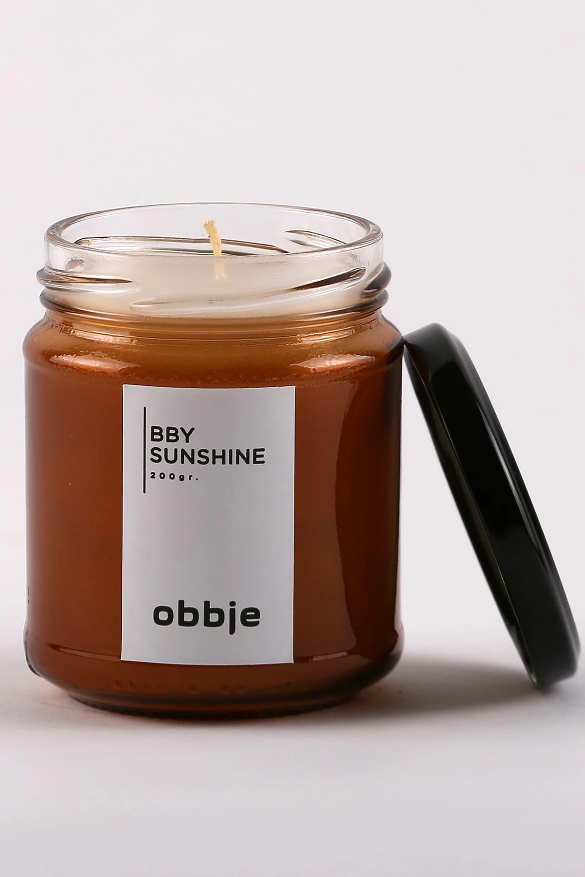 Aromatična sveča, jantarna barva, Evila Originals, Bby Sunshine