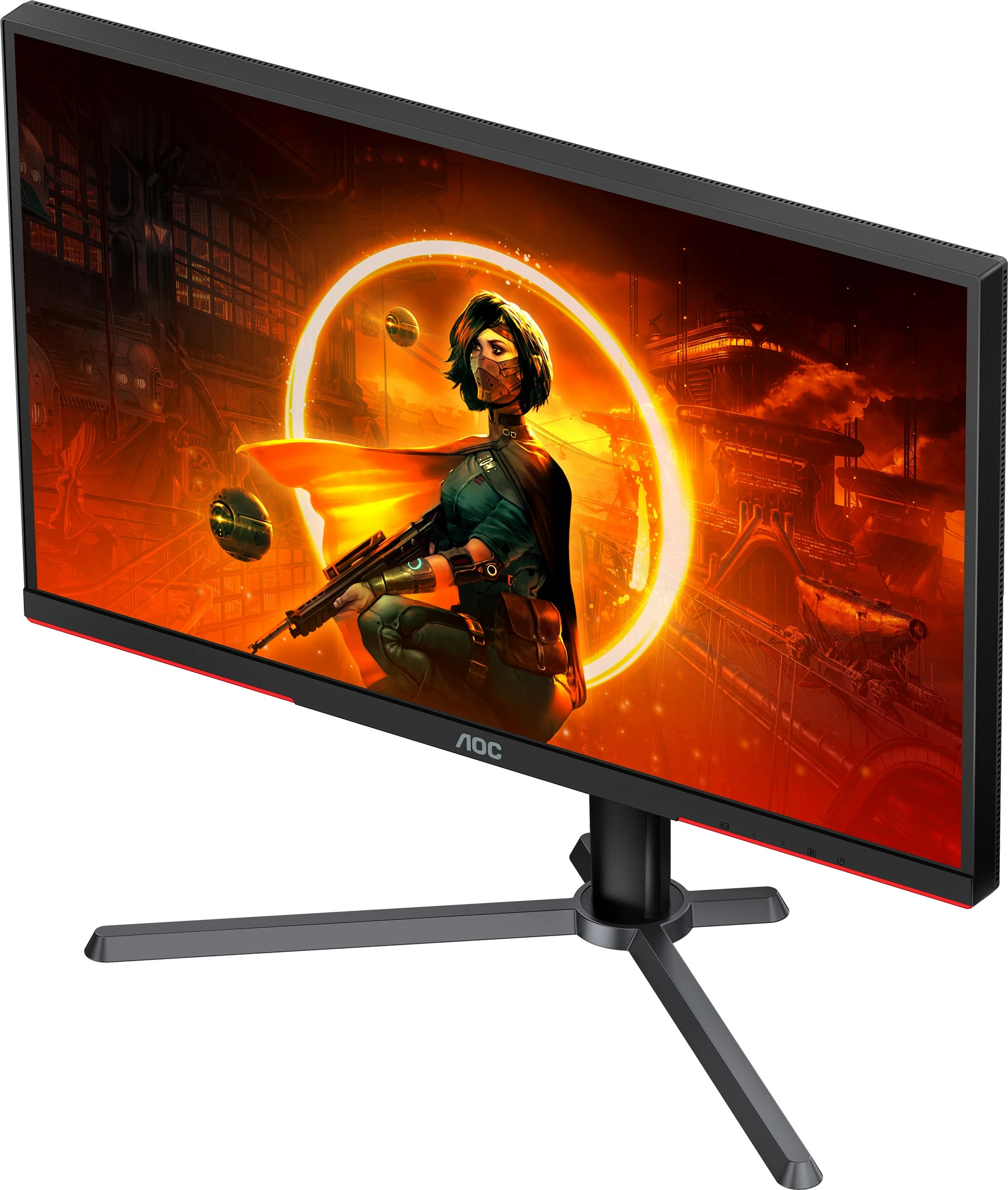 Gaming monitor AOC Q27G3XMN/BK, 27", 2560 x 1440 (2K), črn